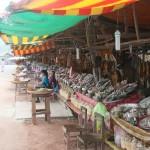Straßenmarkt in Laos