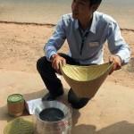 Tyoischer laotischer Dampfgarer für Reis