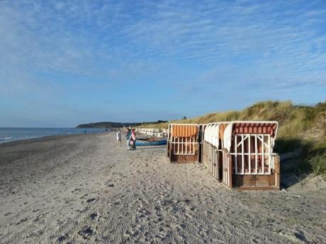Strandkörbe auf Hiddensee im September 2014