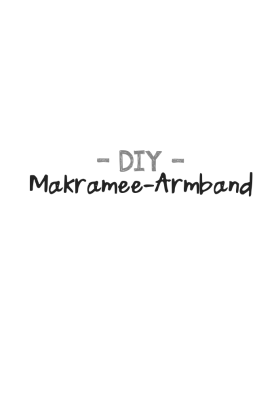 DIY Makramee-Armband mit Rosé-Detail | A R M C A N D Y