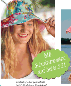 Sommerhut zum Wenden aus der Handmade Kultur 3/2014