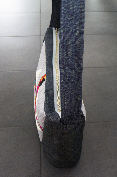 Sewing Thursday – frisch genähte Jeans-Patchwork-Tasche