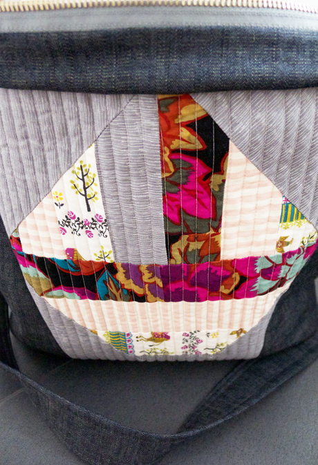 Sewing Thursday – frisch genähte Jeans-Patchwork-Tasche