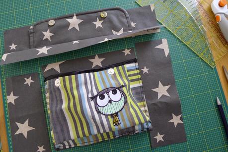 Fotoreportage: So habe ich die Wickeltasche 'Nikola' genäht