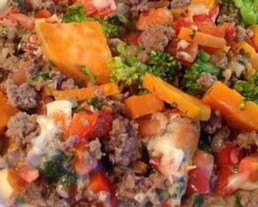 Hackfleisch-Gemüse-Auflauf
