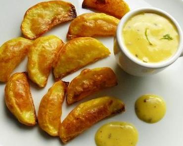 Potato -Wedges mit Limetten-Mayo
