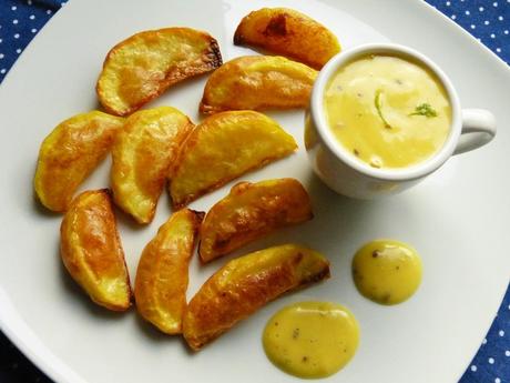 potato wedges mit limettenmayo