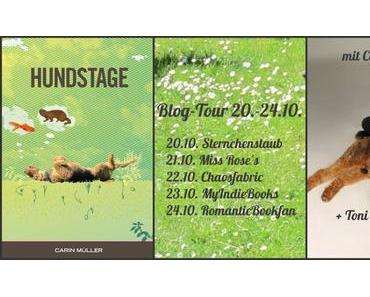 Ankündigung – Blogtour zu “Hundstage” von Carin Müller