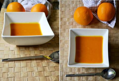 Super einfache, super schnelle Orangen-Kürbissuppe (vegan, paleo)