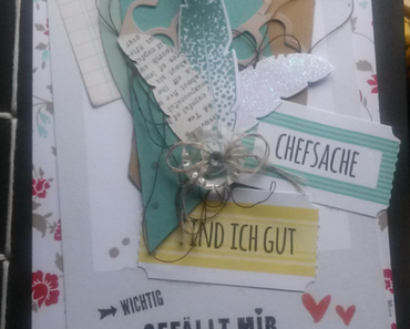 Notizbuch aufgehübscht