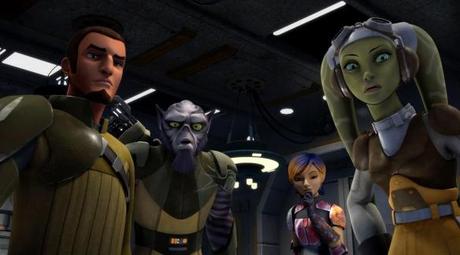 Vier der fünf Hauptfiguren von Rebels