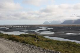 Lón-Gebiet: Auslauffläche für Gletscherwasser
