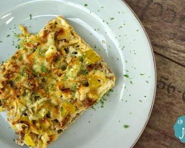 [Ju] Hackfleisch-Lauch-Auflauf {Rezept}