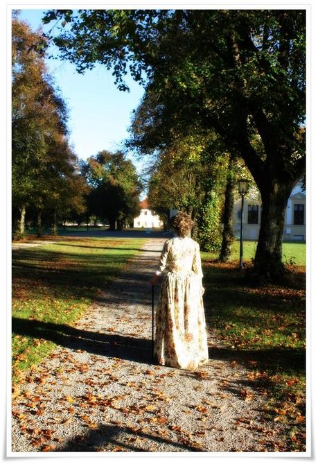 Herbst-Anglaise; morgens im Hofgarten