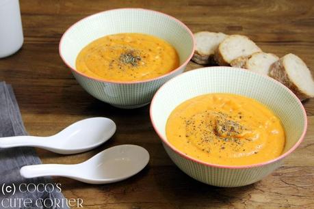 Sweet Patatoe Soup with dried Apricots