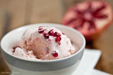 Homemade Frozen Joghurt ♥Aus Blutorangen-Granatapfel-Joghurt und ganz ohne Eismaschine