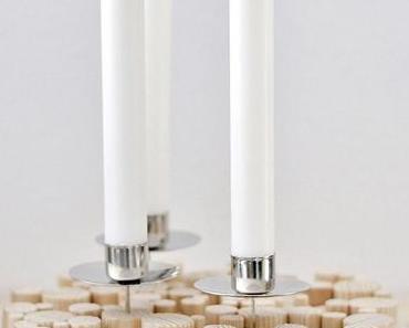 [Nachmachtipp] Kerzenhalter aus Rundhölzern