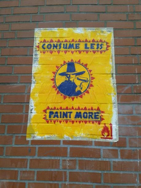 Consume less, paint more