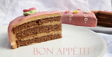 Birthday Cake - Schokoladen-Torte mit Fondant