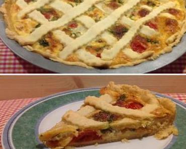 Ich back’s mir im Oktober: Quiche – oder –  Quiche, Quiche, hurra! Tomatenquiche