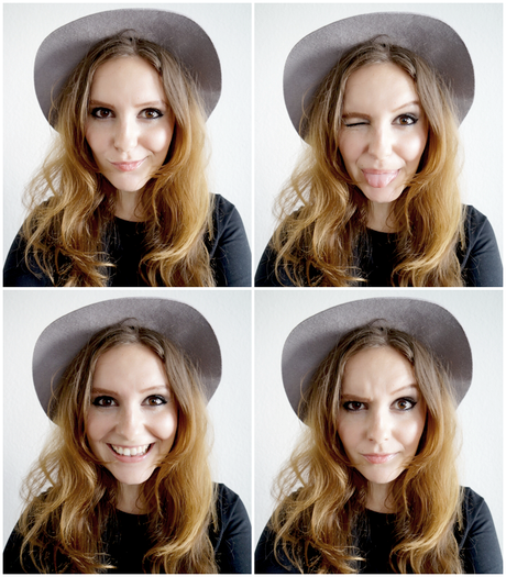 hats hüte girl funny faces