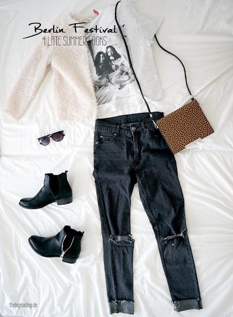 outfit inspiration festival look ripped jeans berlin festival chelsea boots