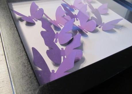 3D-Bild mit Schmetterlingen