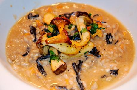 Herbstpilz Risotto