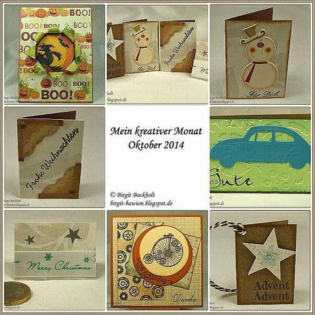 Mein kreativer Monat - Oktober 2014