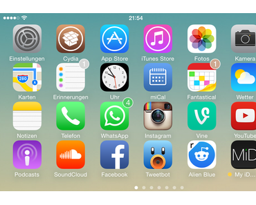 SBFlip bringt Homescreen Rotation Feature des iPhone 6 Plus für alle iDevices unter iOS 8