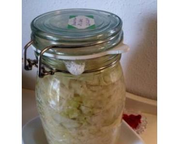 Rezept: Selbstgemachtes Sauerkraut fermentieren, unterstützt Dein 2. Gehirn