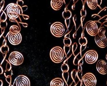 Schmuck aus Kupferdraht für Spiralen ohne Ende #12
