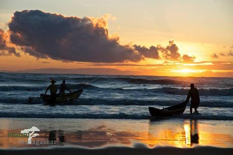 Sonnenuntergang Strand Madagaskar