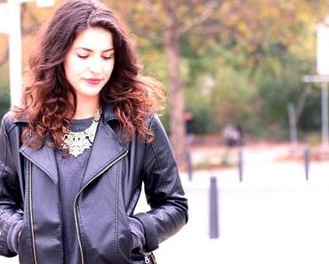 Winter Jumpsuit and Black Leather