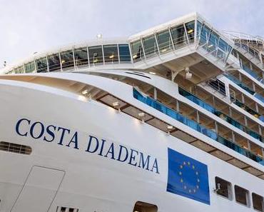PM:Genua feiert die Costa Diadema: Heute wird die „Königin des Mittelmeers“ getauft