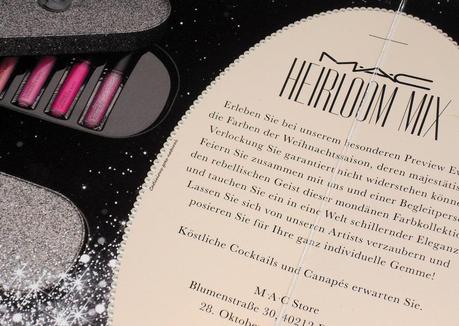 MAC Heirloom Mix Holiday Collection - Preview Party Düsseldorf