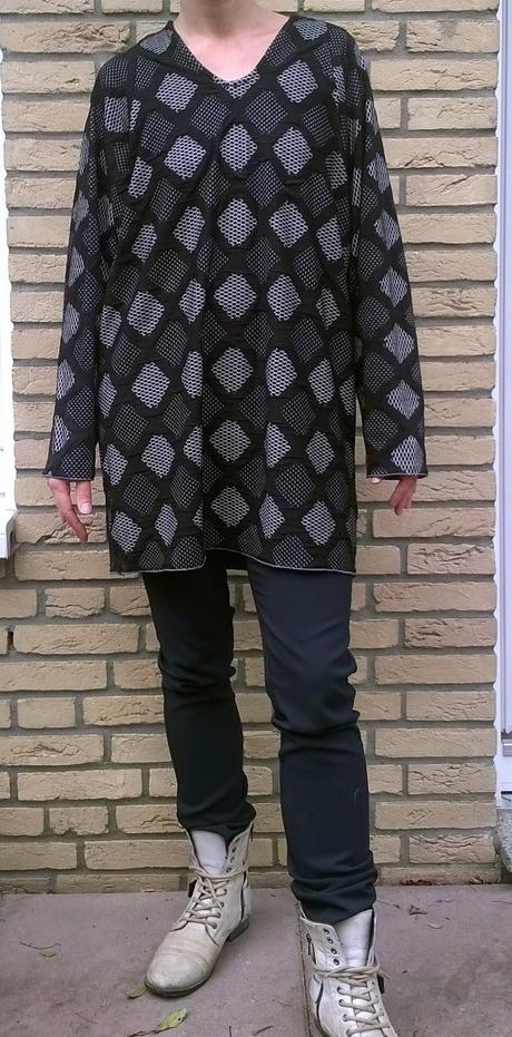 Winterkollektion Teil 4- Longshirt aus Strickstoff