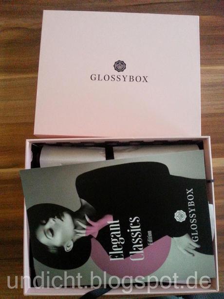 GLOSSYBOX NOVEMBER 2014 - Elegant Classics Edition