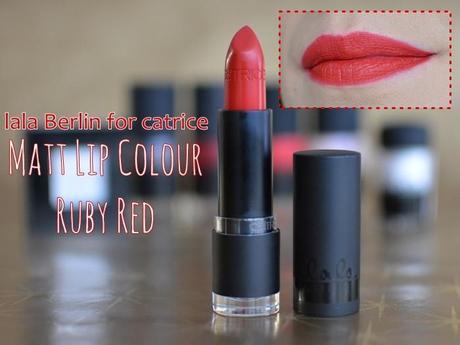 lala Berlin for catrice 06 matt lip colour ruby red