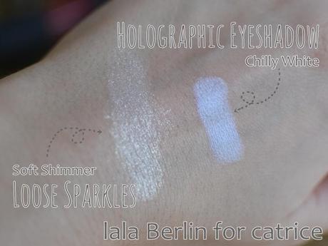 lala Berlin for catrice 02 loose sparkles holographic eyeshadow