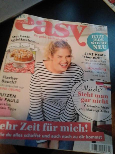 Easy Magazin und Nivea InDusch mit Kakao-Butter