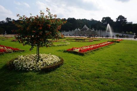 Auch im Herbst noch wunderschön: Der Garten von Schönbrunn