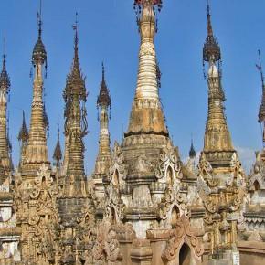 Reisebericht Myanmar 2004: Pagoden von Kakku hinter Schlagbäumen
