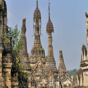 Reisebericht Myanmar 2004: Pagoden von Kakku hinter Schlagbäumen