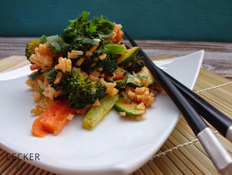 Asia-Reispfanne - vegan Asia-Reispfanne - vegan