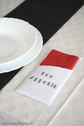 DIY Tischdekoration – Tasche für Besteck & Serviette