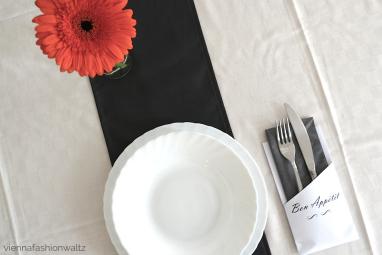 DIY Tischdekoration – Tasche für Besteck & Serviette