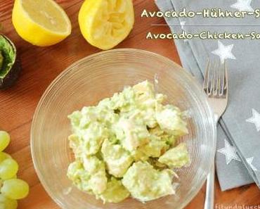 {Clean Eating} Avocado Hühner Salat / Avocado Chicken Salad