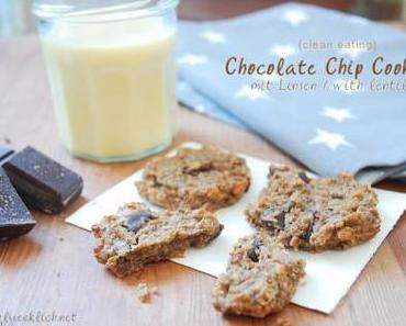 {Clean Eating} Chocolate-Chip Cookies mit Linsen / with lentils