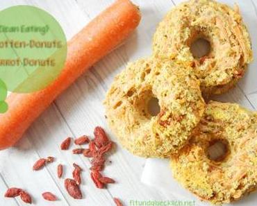 {Clean Eating} Karotten-Donuts mit Gojibeeren / Carrot Donuts with Goji berries